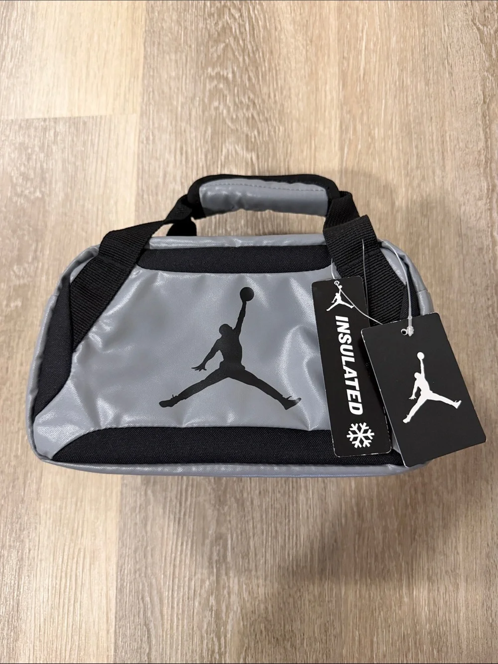Jordan Gray and Black Insulated Mini Cooler Bag